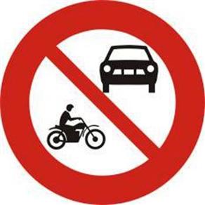 Biển báo Cấm ô tô và mô tô (biển báo 105)