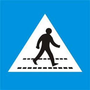 Biển báo Đường người đi bộ sang ngang (biển báo 423a)
