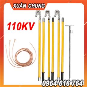 Bộ tiếp địa di động 110KV Dây 25mm2