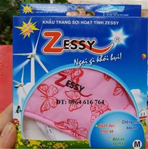 Khẩu trang sợi hoạt tính zessy người lớn