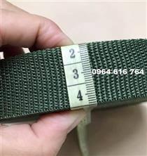 Dây đai polyester màu xanh rêu bản 2cm, 2.5cm, 3cm