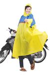 Áo mưa Poncho cổ rùa phối màu