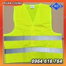 Áo phản quang vải màu xanh nõn chuối NC02