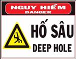 Biển báo hố sâu nguy hiểm