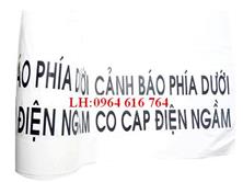 Băng cảnh báo phía dưới có cáp điện ngầm khổ 40cm