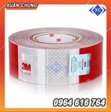 Decal phản quang 3M màu trắng đỏ