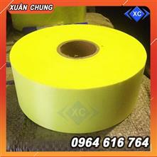 Dây phản quang vải màu xanh nõn chuối 3cm