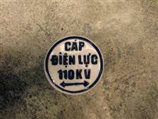 Mốc báo cáp điện lực 110KV